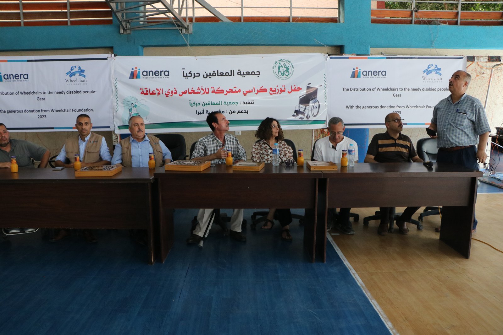 Community meeting at the association before 2023