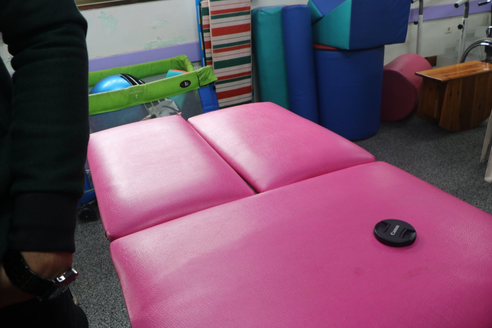 Rehabilitation equipment in SPHP’s pre-2023 centre